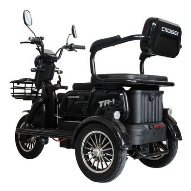 Купити Електроскутер триколісний Crosser TR1 PRO LFP 1500W LiFePo4 30AH  | crosser