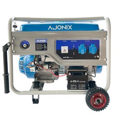 Купить Генератор бензиновый AJONIX DL6900E (6,5 Квт) Электростарт + Колеса | crosser