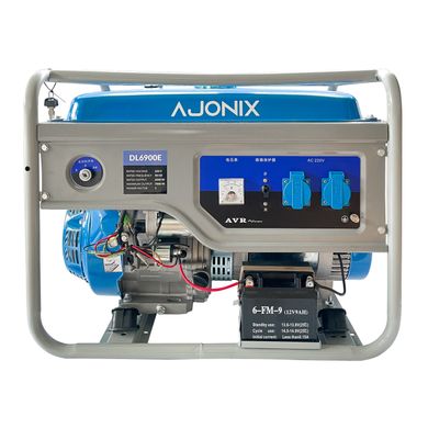 Купити Генератор бензиновий AJONIX DL6900E (6,5 Квт) Електростарт + Колеса  | crosser