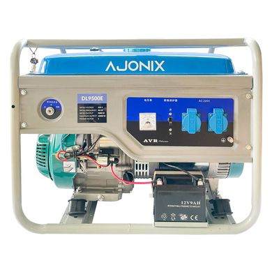 Купить Генератор бензиновый AJONIX DL9500E (10 Квт) Электростарт + Колеса | crosser