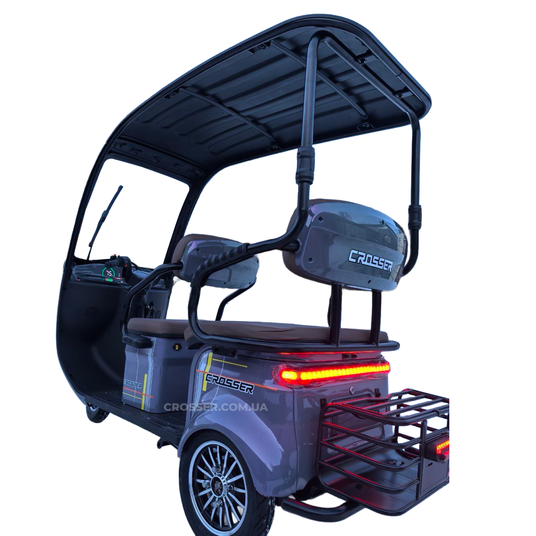 【Tokyoエリコ】 Оригінальний Електроскутер триколісний Crosser TR7 1000W 24AH скутер
