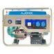 Генератор бензиновий AJONIX DL9500E (10 Квт) Електростарт + Колеса оригінал | crosser